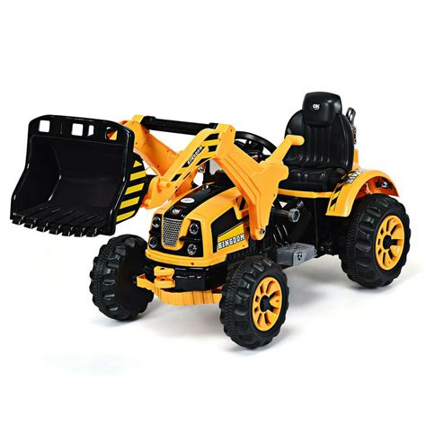 kids ride on skid steer|kids electric ride on digger.